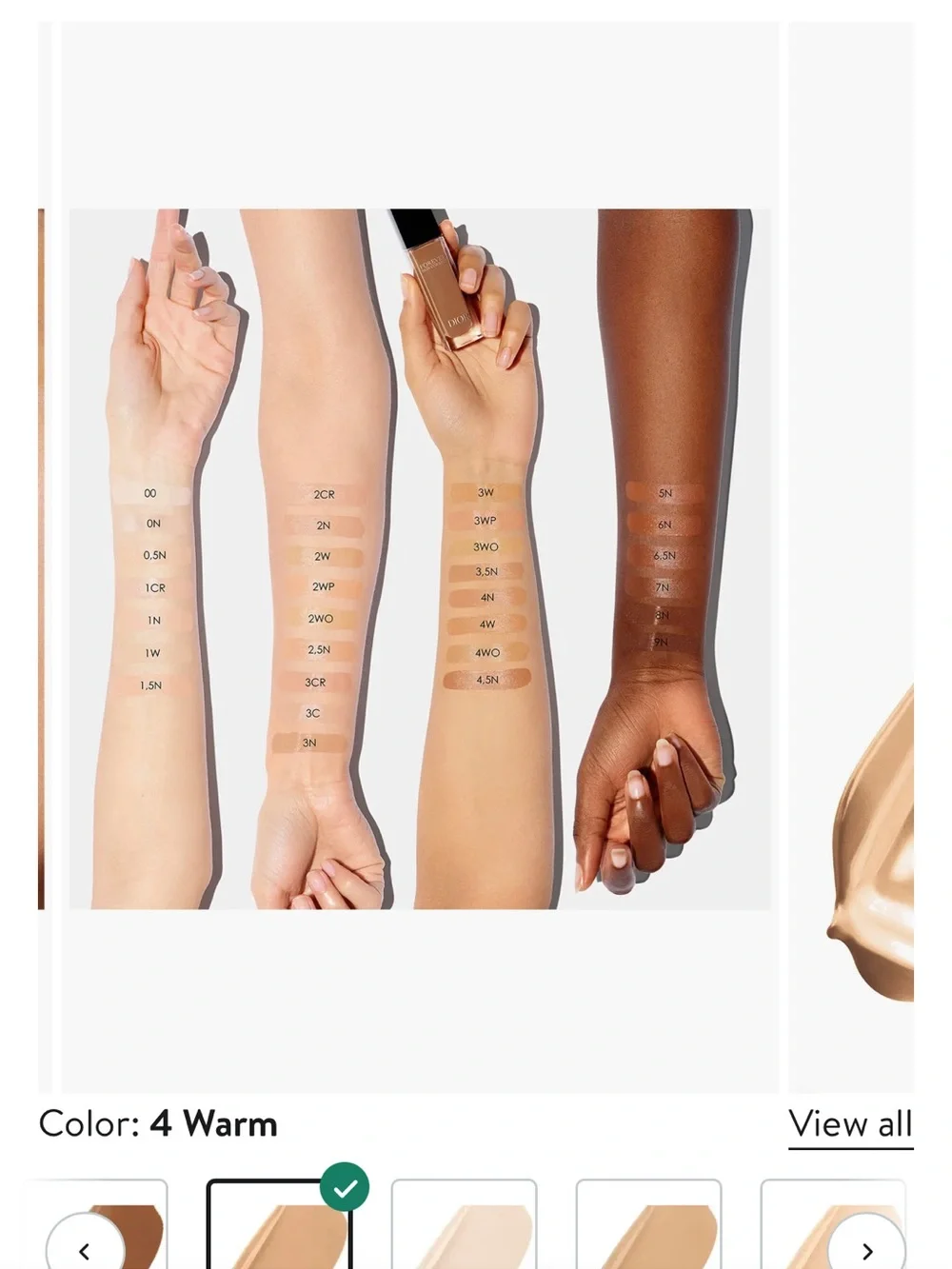 Dior Forever Skin Correct Concealer in - 4W0